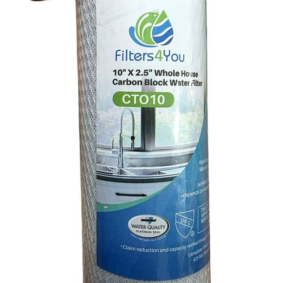 3 New Filters4You Whole House Carbon Block Water Filter Cartridge CTO10 - Picture 2 of 5
